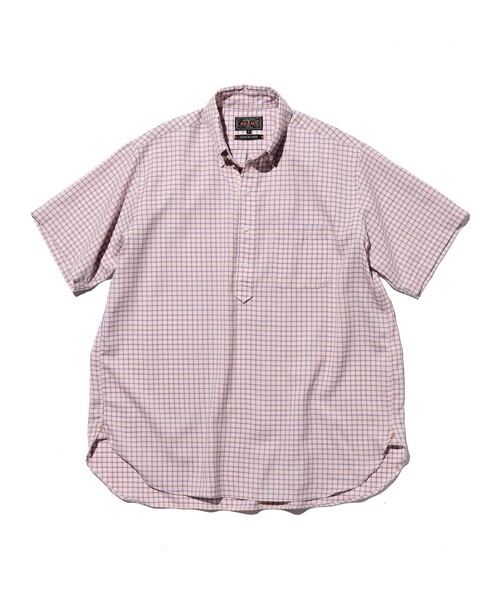 BEAMS PLUS（ビームスプラス）の「▲B.D. Pullover Classic-fit Washable Wool Oxford（シャツ/ブラウス・メンズ・グリーン/ブルー/グレー/ピンク/イエロー・LARGE/MEDIUM/SMALL/X-LARGE）」の5枚目の写真