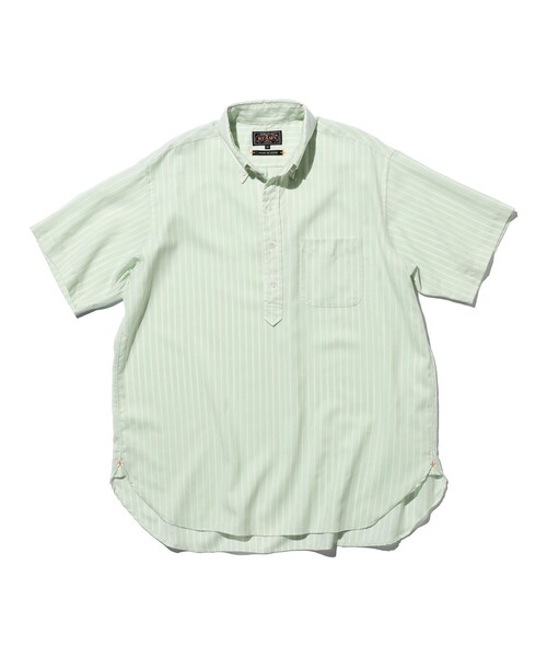BEAMS PLUS（ビームスプラス）の「▲B.D. Pullover Classic-fit Washable Wool Oxford（シャツ/ブラウス・メンズ・グリーン/ブルー/グレー/ピンク/イエロー・LARGE/MEDIUM/SMALL/X-LARGE）」の3枚目の写真
