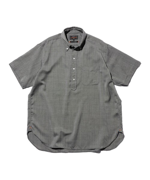 BEAMS PLUS（ビームスプラス）の「▲B.D. Pullover Classic-fit Washable Wool Oxford（シャツ/ブラウス・メンズ・グリーン/ブルー/グレー/ピンク/イエロー・LARGE/MEDIUM/SMALL/X-LARGE）」の8枚目の写真