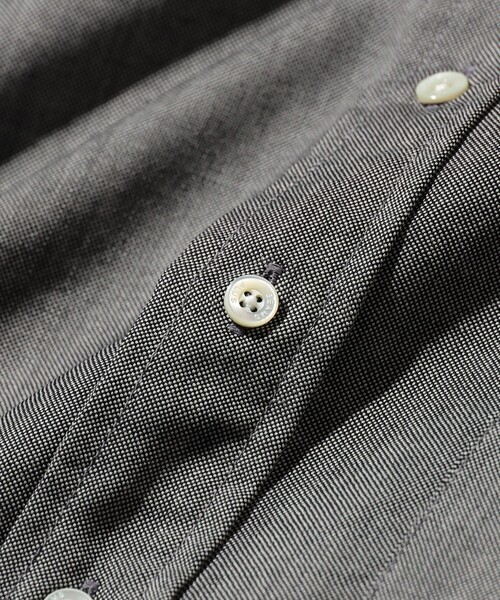 BEAMS PLUS（ビームスプラス）の「▲B.D. Pullover Classic-fit Washable Wool Oxford（シャツ/ブラウス・メンズ・グリーン/ブルー/グレー/ピンク/イエロー・LARGE/MEDIUM/SMALL/X-LARGE）」の13枚目の写真
