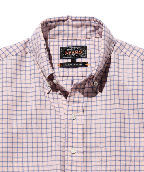 BEAMS PLUS（ビームスプラス）の「▲B.D. Pullover Classic-fit Washable Wool Oxford（シャツ/ブラウス・メンズ・グリーン/ブルー/グレー/ピンク/イエロー・LARGE/MEDIUM/SMALL/X-LARGE）」の16枚目の写真