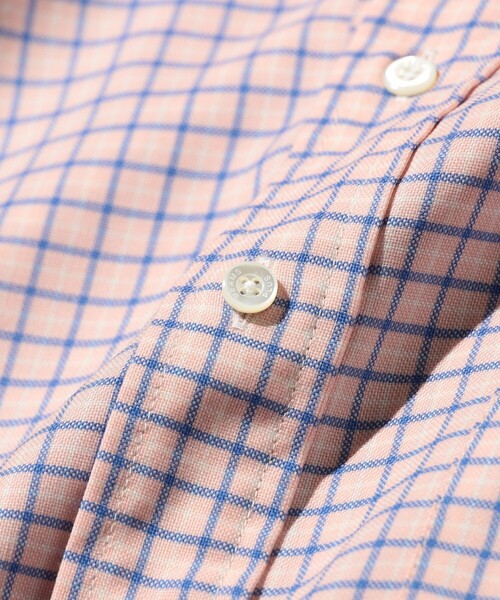 BEAMS PLUS（ビームスプラス）の「▲B.D. Pullover Classic-fit Washable Wool Oxford（シャツ/ブラウス・メンズ・グリーン/ブルー/グレー/ピンク/イエロー・LARGE/MEDIUM/SMALL/X-LARGE）」の20枚目の写真