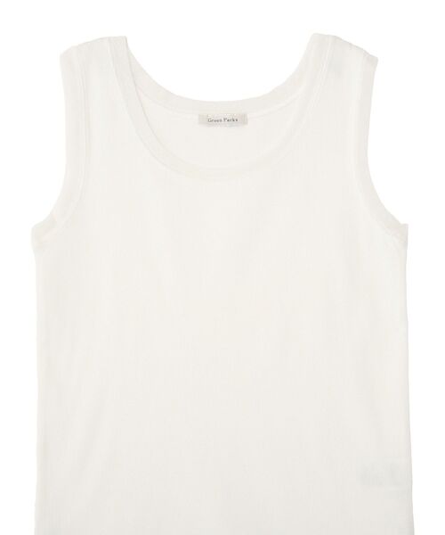 Green　Parks（グリーンパークス）の「チュールドッキングタンク（タンクトップ・レディース・ブラック/チャコールグレー/オフホワイト・FREE）」の20枚目の写真