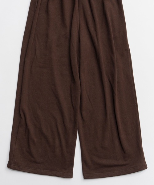 MAISON SPECIAL(メゾンスペシャル)の「Button Slit Turn-Back Sweat Pants/ボタンスリットターンバックスウエットパンツ(スウェットパンツ・レディース・ブラウン/ホワイト/グレー/ブラック・38/36)」の16枚目の写真