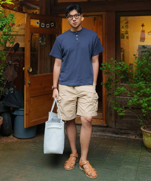 KALAPATTHAR(カラパタール)の「Nylon Taslan Belted Cargo Shorts - Beige(その他パンツ・メンズ・その他・MEDIUM/LARGE/X-LARGE)」の7枚目の写真