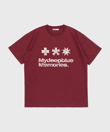 90s MM SYMBOL LOGO T-SHIRTS(BURGUNDY)