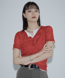PAGEBOY | フローズンヘンリープルオーバーショートスリーブ(Tシャツ/カットソー)