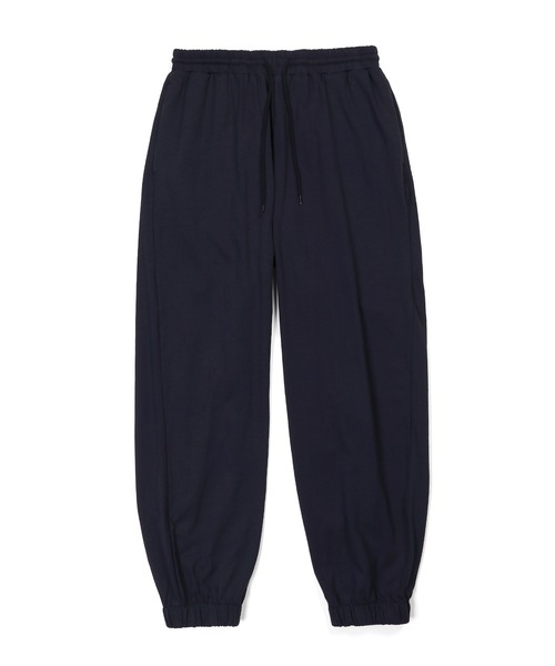 The DUFFER of ST.GEORGE（ザダファーオブセントジョージ）の「8oz HEAVY WEIGHT COTTON 'GYM' EASY PANTS：セットアップ対応 ヘビーウェイト ジムパンツ / イージーパンツ / 8オンス / ルーズシルエット（スウェットパンツ・メンズ・ネイビー/ブルーグレー/ブラウン/スミクロ・MEDIUM/X-LARGE/LARGE）」の18枚目の写真