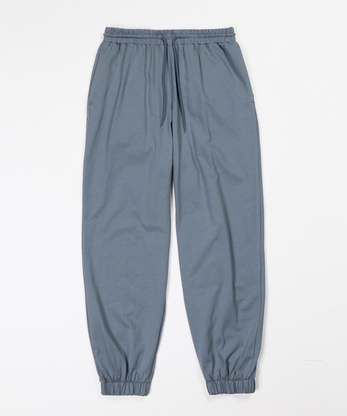 The DUFFER of ST.GEORGE（ザダファーオブセントジョージ）の「8oz HEAVY WEIGHT COTTON 'GYM' EASY PANTS：セットアップ対応 ヘビーウェイト ジムパンツ / イージーパンツ / 8オンス / ルーズシルエット（スウェットパンツ・メンズ・ネイビー/ブルーグレー/ブラウン/スミクロ・MEDIUM/X-LARGE/LARGE）」の16枚目の写真