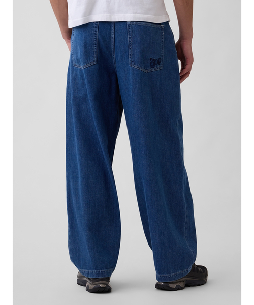 GAP(ギャップ)の「スーパーバギー イージーウエストデニム(デニムパンツ・メンズ・ライトインディゴブルー・XS/S/M/L/XL)」の7枚目の写真