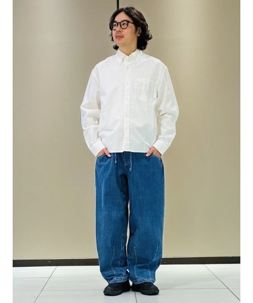 GAP(ギャップ)の「スーパーバギー イージーウエストデニム(デニムパンツ・メンズ・ライトインディゴブルー・XS/S/M/L/XL)」の9枚目の写真