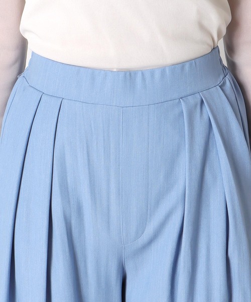 Jines(ジネス)の「テンセルデニム2タックワイドパンツ(デニムパンツ・レディース・インディゴブルー/ライトブルー・38)」の13枚目の写真