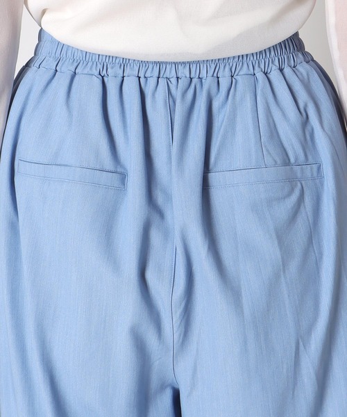 Jines(ジネス)の「テンセルデニム2タックワイドパンツ(デニムパンツ・レディース・インディゴブルー/ライトブルー・38)」の16枚目の写真