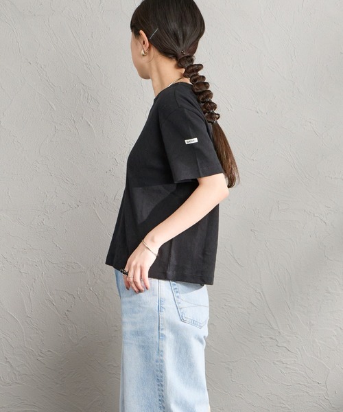 ORCIVAL（オーシバル）の「[ORCIVAL/オーシバル] パターンメッシュ クルーネックTシャツ（Tシャツ/カットソー・レディース・ブラック/オフホワイト・2）」の17枚目の写真