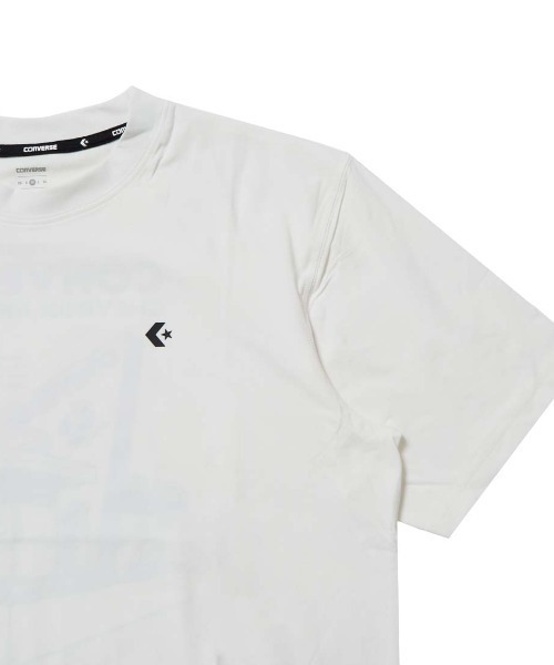 CONVERSE（コンバース）の「コンバース  CS STORE TEE M 半袖Tシャツ（Tシャツ/カットソー・メンズ・ブラック/オフホワイト・M/L/LL）」の5枚目の写真