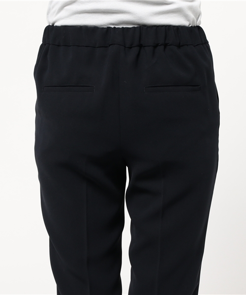 31 Sons de mode（トランテアン　ソン　ドゥ　モード）の「ダブルクロスロングパンツ（その他パンツ・レディース・オフホワイト/ベージュ/ネイビー・36/38）」の7枚目の写真