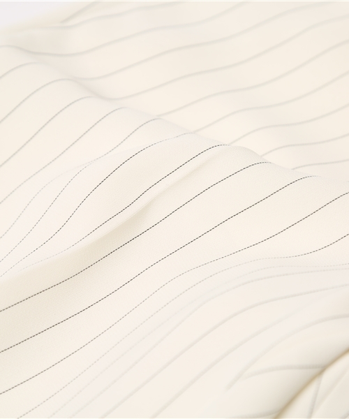 31 Sons de mode（トランテアン　ソン　ドゥ　モード）の「ダブルクロスロングパンツ（その他パンツ・レディース・オフホワイト/ベージュ/ネイビー・36/38）」の4枚目の写真