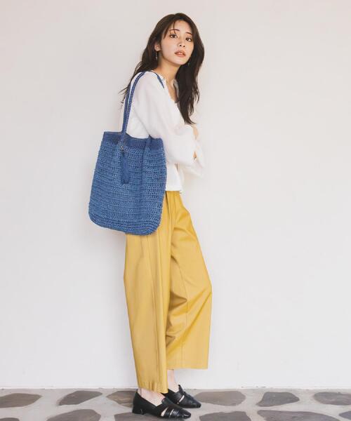 grove(グローブ)の「【シリーズ累計13万枚/ひんやり・UV】ハイパーストレッチ ワイドクロップドパンツ(その他パンツ・レディース・こしょう色系/オリーブ/ブラック/ネイビー/ベージュ・03/02/05/04/01)」の16枚目の写真