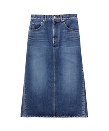 JOHN LAWRENCE SULLIVAN | 【JOHN LAWRENCE SULLIVAN/ジョンローレンスサリバン】WASHED DENIM GATHERED SKIRT/ウォッシュドデニムガジェットスカート(デニムスカート)