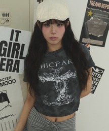 dispark | DISPARK/【26年春夏新作】スタッズネックギャザーT(Tシャツ/カットソー)