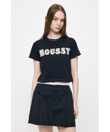 MOUSSY（マウジー）の「【ZOZO・一部店舗限定】PATCH LACE MOUSSY TINY Tシャツ（Tシャツ/カットソー）」