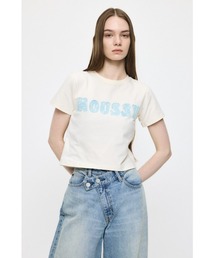 MOUSSY（マウジー）の「【ZOZO・一部店舗限定】PATCH LACE MOUSSY TINY Tシャツ（Tシャツ/カットソー）」