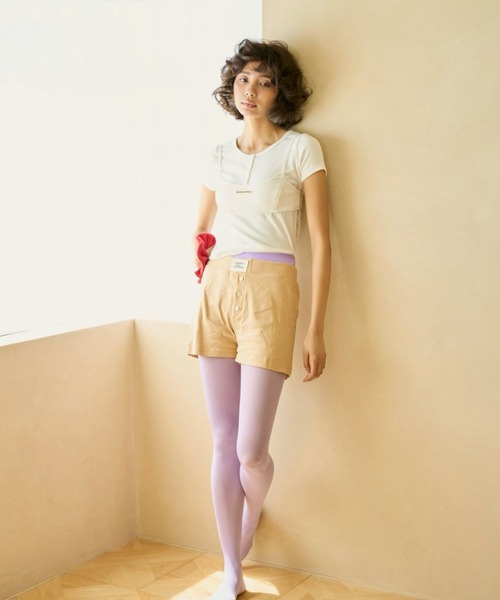 common gull products.(コモンガルプロダクツ)の「若葉雨とアイレットTシャツ(Tシャツ/カットソー・レディース・ホワイト系/ミント/グレー系・LARGE/MEDIUM/SMALL)」の16枚目の写真