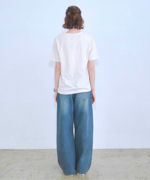 Zooodle(ズードル)の「Damaged wide denim pants - ダメージワイドデニムパンツ -(デニムパンツ・メンズ・ブルー/ブラック・MEDIUM/LARGE)」の18枚目の写真