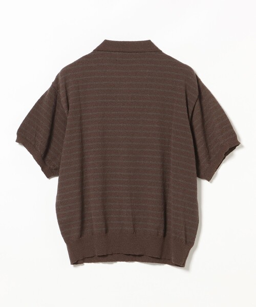 BEAMS HEART(ビームスハート)の「【7/9値下げ】ブークレ ボーダー スキッパー ニットポロシャツ(ポロシャツ・メンズ・ブラウン/レッド系その他7・SMALL/MEDIUM/LARGE)」の18枚目の写真