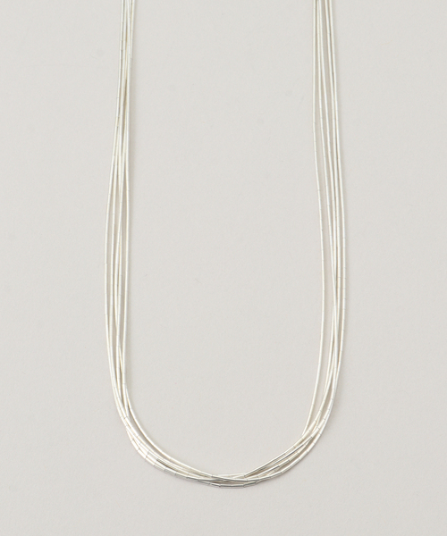 Spick & Span(スピックアンドスパン)の「Native SilverStreams / liquid silver necklace 45cm(ネックレス・レディース・シルバー・FREE)」の4枚目の写真