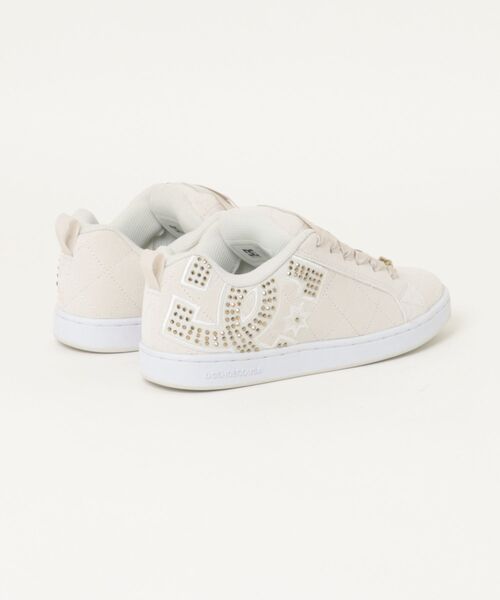 DC SHOES(ディーシーシューズ)の「DC SHOES ウィメンズ Ws COURT GRAFFIK SE フットウェア スニーカー 【2026年春夏モデル】(スニーカー・レディース・ホワイト系その他・25cm/24cm/24.5cm/23cm/23.5cm)」の2枚目の写真