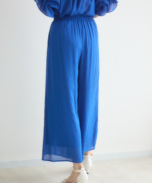 KATHARINE ROSS（キャサリンロス）の「【接触冷感/UV】ウォッシャブルワイドパンツ（その他パンツ・レディース・ブラウン/ブルー/ブラック・FREE）」の19枚目の写真
