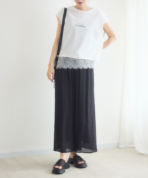 KATHARINE ROSS（キャサリンロス）の「【接触冷感/UV】ウォッシャブルワイドパンツ（その他パンツ・レディース・ブラウン/ブルー/ブラック・FREE）」の7枚目の写真