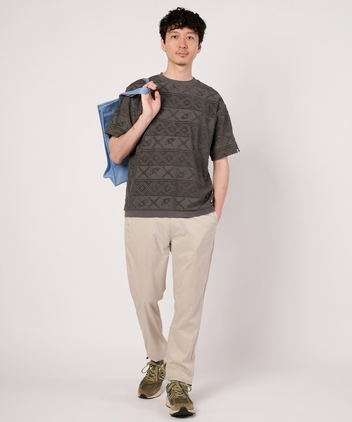 Arnold Palmer（アーノルドパーマー）の「シェア アンブレラ パイルジャガード Tシャツ（Tシャツ/カットソー・レディース・アイボリー/チャコールグレー/ベージュ・LL/XS/L/M/S）」の12枚目の写真