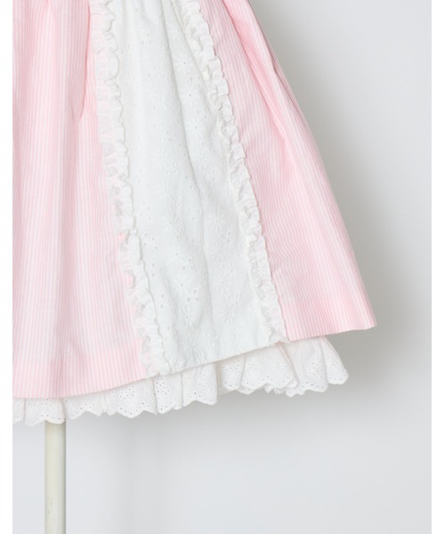 Lolime by mellfy memory(ロリミー バイ メルフィーメモリー)の「stripe frill flare skirt(スカート・レディース・ブルー/ピンク・M/LL)」の13枚目の写真