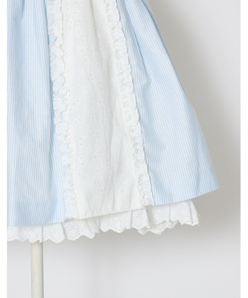 Lolime by mellfy memory(ロリミー バイ メルフィーメモリー)の「stripe frill flare skirt(スカート・レディース・ブルー/ピンク・M/LL)」の15枚目の写真
