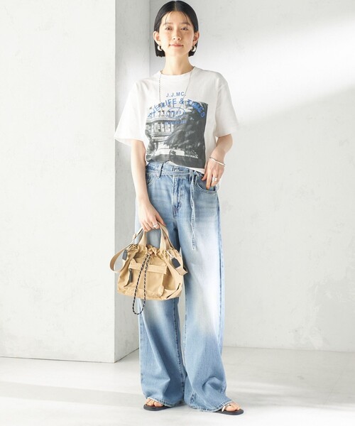 SHIPS(シップス)の「【WEB限定】Hyman Roth:〈撥水加工〉ナイロン ミニバッグ(ショルダーバッグ・レディース・グレー/ブラック/ベージュ・ONE SIZE)」の16枚目の写真
