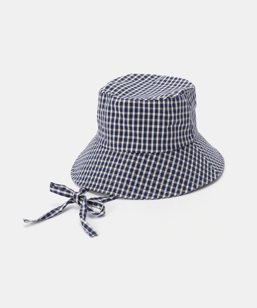 Odds(オッズ)の「Odds / オッズ CHECKED HAT(ハット・レディース・ブラウン/ライトブルー/ブラック・FREE)」の3枚目の写真