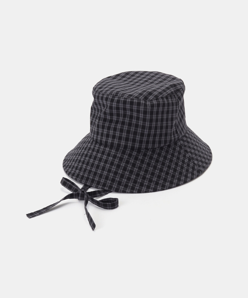 Odds(オッズ)の「Odds / オッズ CHECKED HAT(ハット・レディース・ブラウン/ライトブルー/ブラック・FREE)」の1枚目の写真
