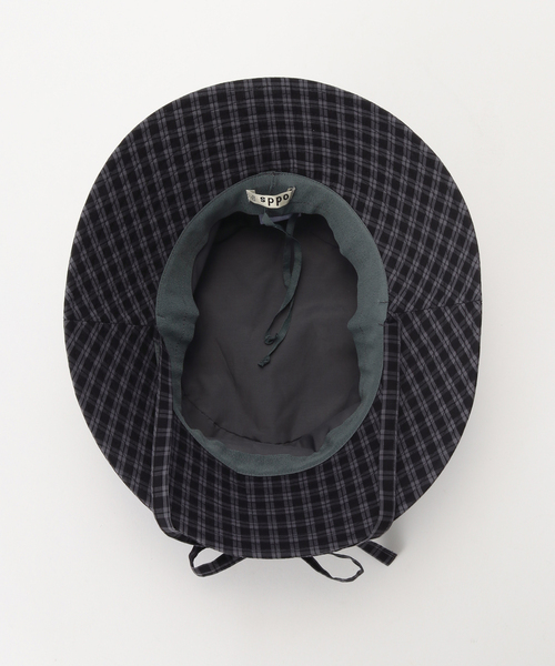 Odds(オッズ)の「Odds / オッズ CHECKED HAT(ハット・レディース・ブラウン/ライトブルー/ブラック・FREE)」の12枚目の写真