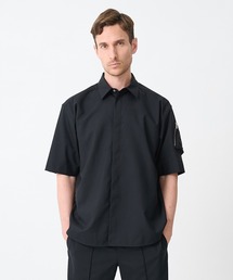 【CINOH/チノ】別注SUMMER WOOL CIGAR POCKET HALF SLEEVE SHIRT