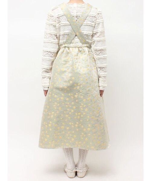 merry jenny(メリージェニー)の「apron jacquardワンピース(ワンピース・レディース・イエロー/アイボリー・FREE)」の15枚目の写真