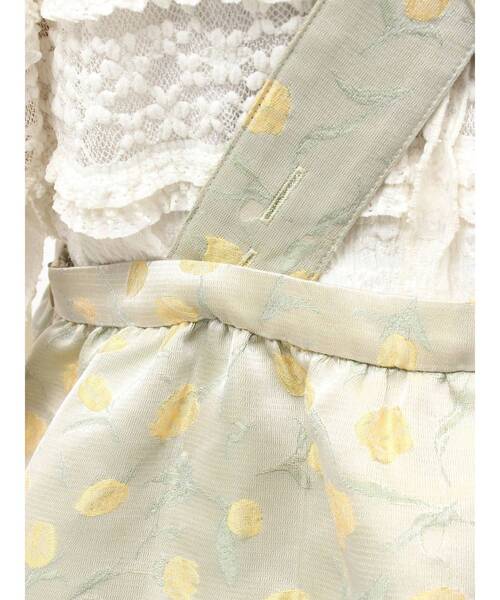 merry jenny(メリージェニー)の「apron jacquardワンピース(ワンピース・レディース・イエロー/アイボリー・FREE)」の16枚目の写真