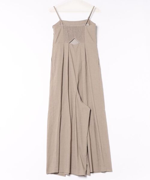 DRESSLAVE(ドレスレイブ)の「dobby asymmetric all in one(ドビーアシンメトリーオールインワン)(サロペット/オーバーオール・レディース・ベージュ/ブラック・38)」の20枚目の写真