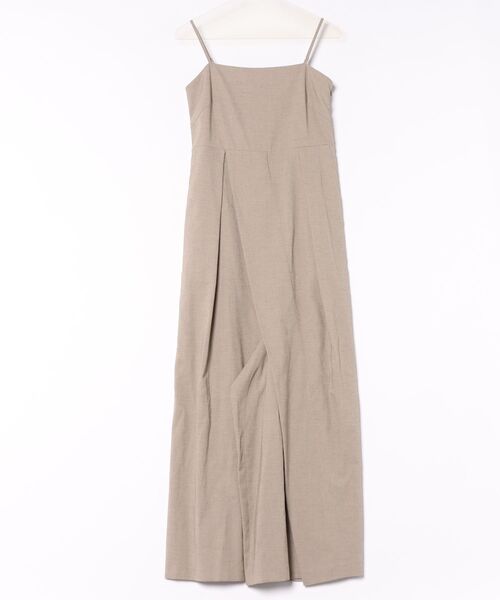 DRESSLAVE(ドレスレイブ)の「dobby asymmetric all in one(ドビーアシンメトリーオールインワン)(サロペット/オーバーオール・レディース・ベージュ/ブラック・38)」の22枚目の写真