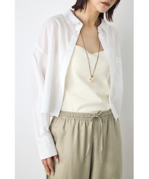 AZUL by moussy（アズールバイマウジー）の「【着丈バリエ】シアーコットンレギュラーシャツ（シャツ/ブラウス・レディース）」