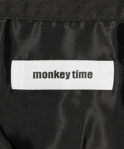 MONKEY TIME（モンキータイム）の「ラミー ディープ Vネック ショートスリーブ シャツ（シャツ/ブラウス・メンズ・ブラック/ネイビー・XL/L/M/S）」の4枚目の写真
