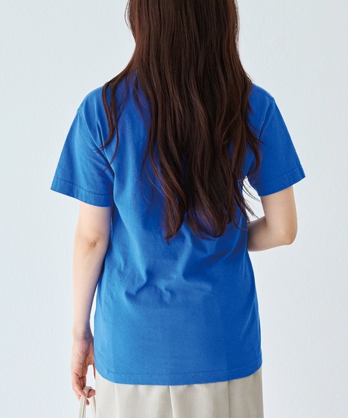 GOOD ROCK SPEED（グッドロックスピード）の「【GOOD ROCK SPEED】NYC｜NEW YORK CITY ロゴプリントTシャツ（Tシャツ/カットソー・レディース・ピンク/ブルー/ホワイト・F）」の22枚目の写真