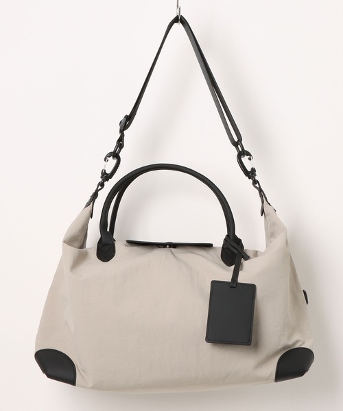 BONLECILL Marche(ボンルシールマルシェ)の「【BONLECILL Marche】2wayクラシックボストンバッグ/キャリーオンボストン(ボストンバッグ・レディース・アイボリー/ブラック/ブラウン・FREE)」の22枚目の写真