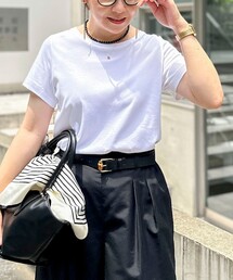 NOLLEY’S | 《ノーリーズオリジナル美容Tシャツ》シルクアミノ酸加工Ｔシャツ(Tシャツ/カットソー)